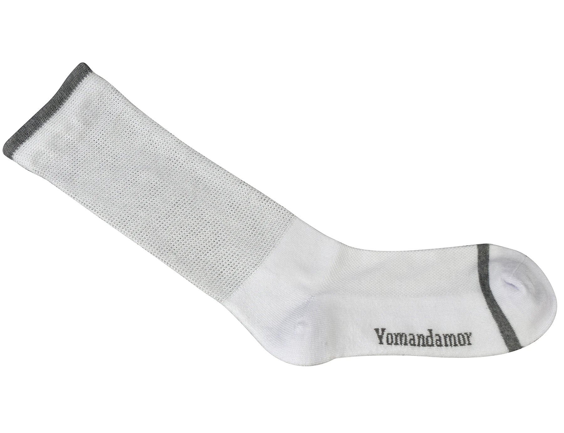 Men's 4 Pairs Bamboo Diabetic Crew Socks with Seamless Toe and Cushion Sole
