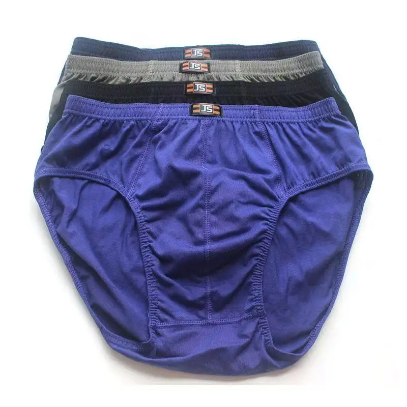 6Pcs/Set Comfortable 100% Cotton Male High Waist Underpants Briefs Underwear Pant Shorts Available in Sizes XL-6XL