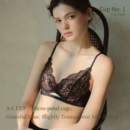 SUJIIN Summer Sexy Bra and Panty Sets for Woman Lace Comfort Thin Bras Set Women's Small Chest Wireless Lingeries Sexy Hot MX325