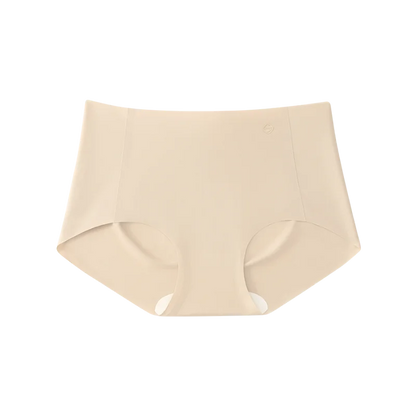 SUJIIN Women's No Show Panties Mid Waist Invisible Breathable Comfortable Panty Seamless Women Underwear 3 Pack N190