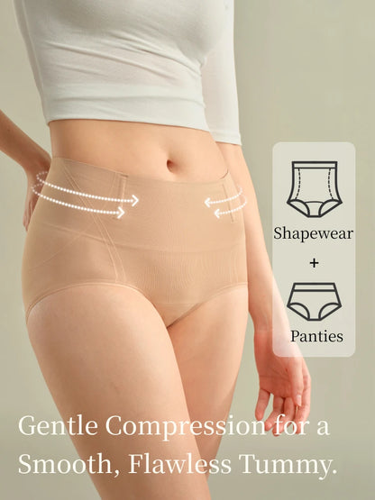 SUJIIN 2pcs/Lot Women's Seamless Underwear Mid Waist No Show Panties Female Simple Solid Breathable High Elasticity Briefs XN025