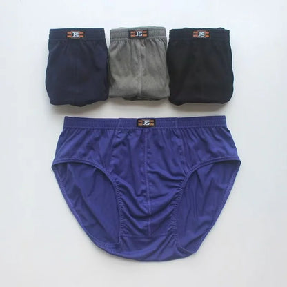 6Pcs/Set Comfortable 100% Cotton Male High Waist Underpants Briefs Underwear Pant Shorts Available in Sizes XL-6XL
